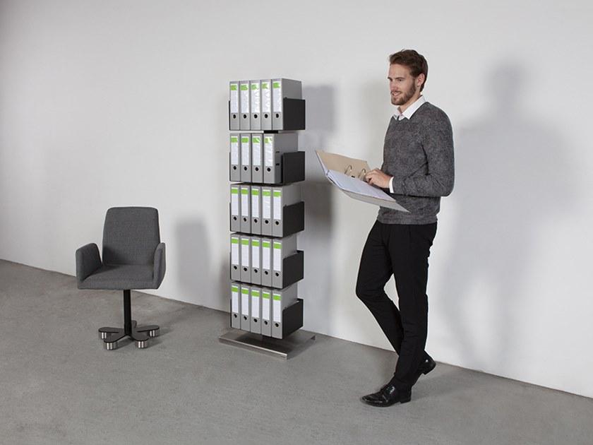 Wissmann raumobjekte Открытый лакированный офисный стеллаж  599  - Вид №4