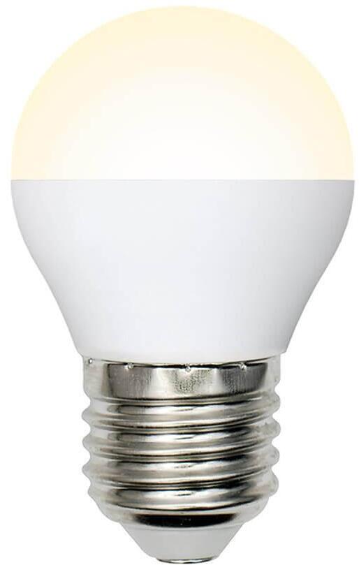 LED-G45-8W/WW/E27/FR/O Лампа светодиодная E27 8W 3000K матовая UL-00001780 Volpe LED-G45