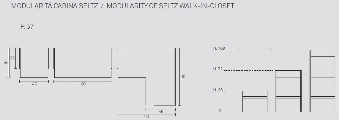 Gruppo Tomasella Модульная гардеробная ясень sun-id-1386984 - Вид №2