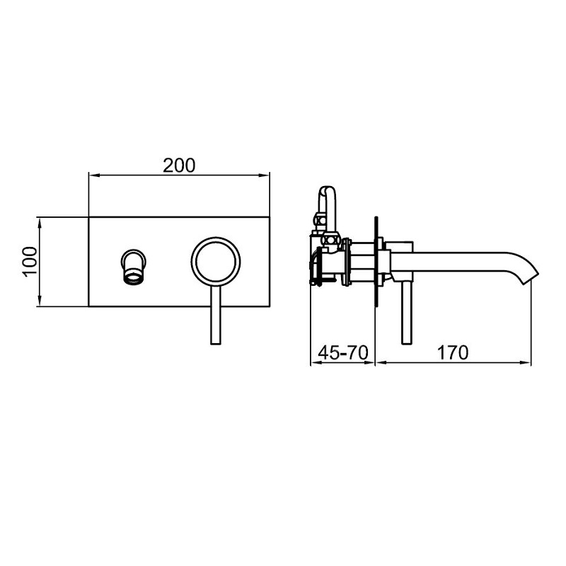 EL830606564 Смеситель для раковины Webert Elio - Вид №1