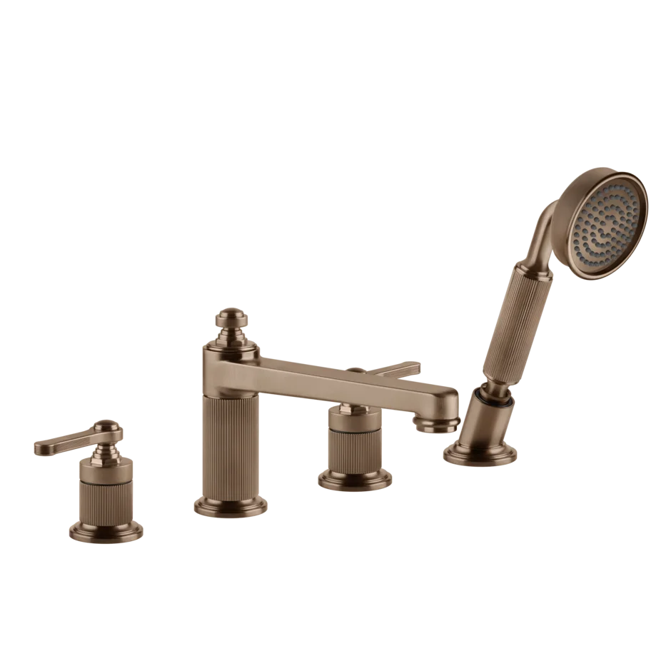 Смеситель для ванны 65045 708 Gessi Venti20 МЕДНЫЙ МАТОВЫЙ PVD 65045708