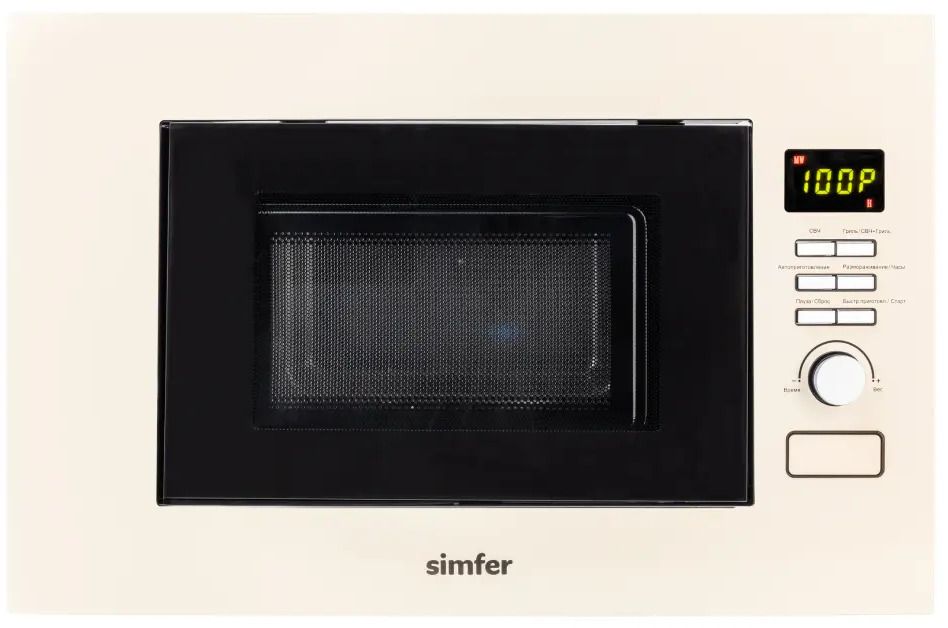 91765864 Встраиваемая микроволновая печь Simfer MD2013 22 л 59.5x38.8x31.5 см цвет бежевый STLM-0874097