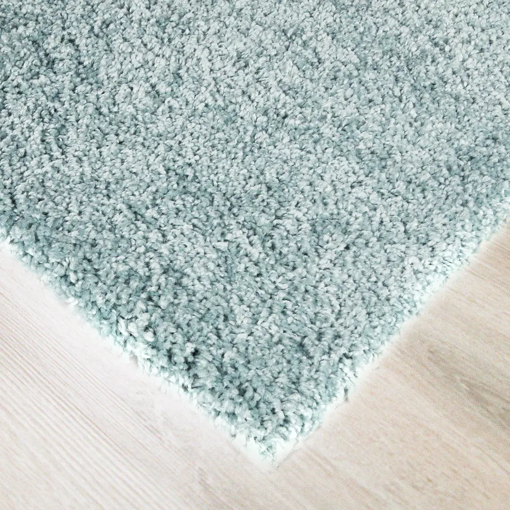 Ковер полипропилен Шагги Тренд L001 80x150 см цвет голубой MERINOS STLM-2156405 - Вид №1