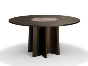 Круглый деревянный стол с Lazy Susan