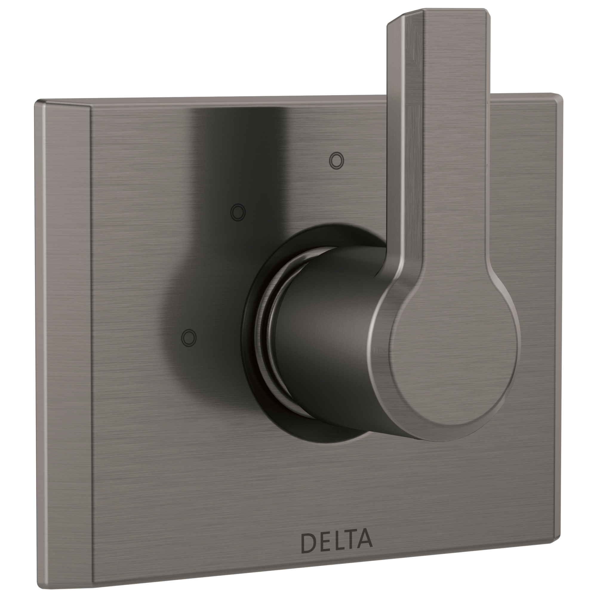 T11899-KS 3-позиционная регулировка 2-портового дивертора Delta Faucet Pivotal Черный нержавеющий 