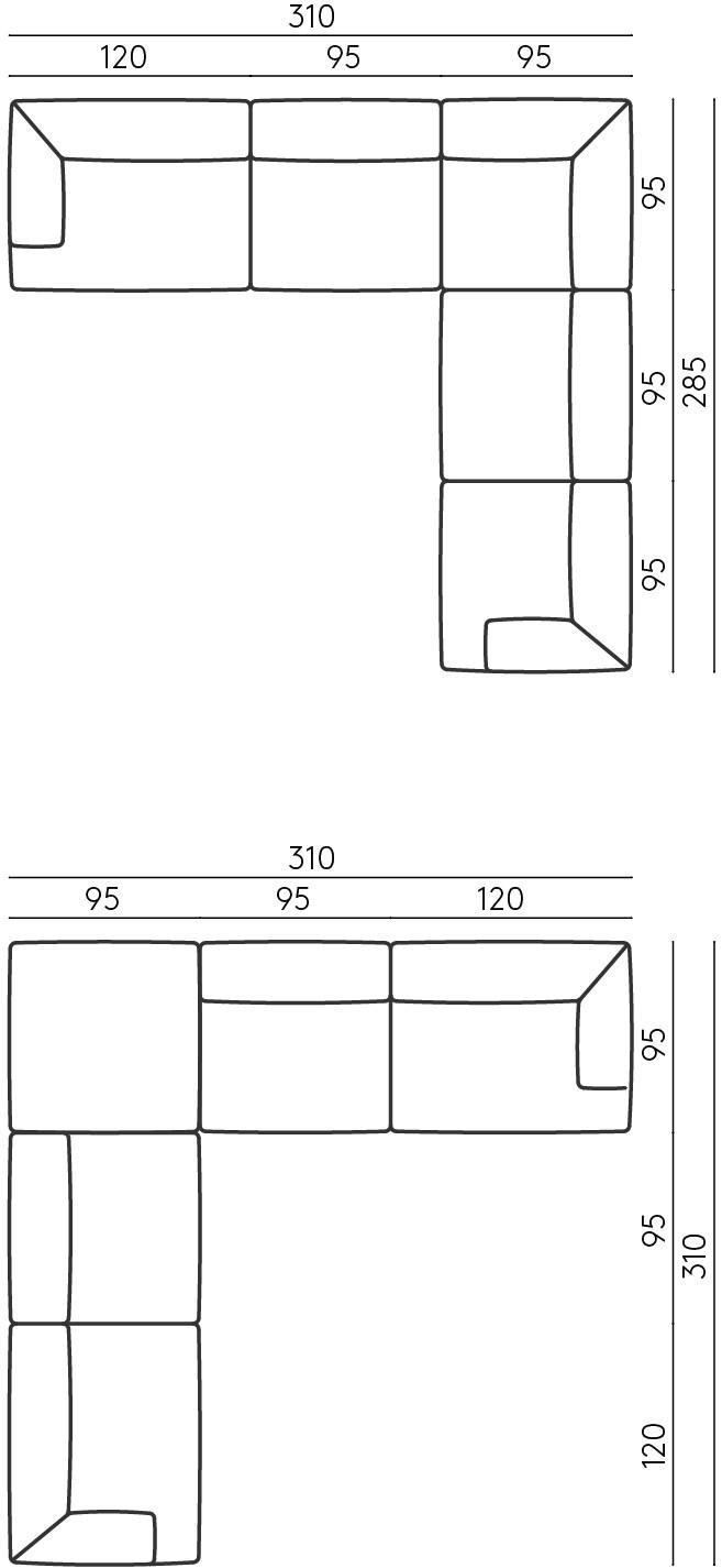 DE PADOVA Модульный тканевый диван sun-id-1437850 - Вид №10