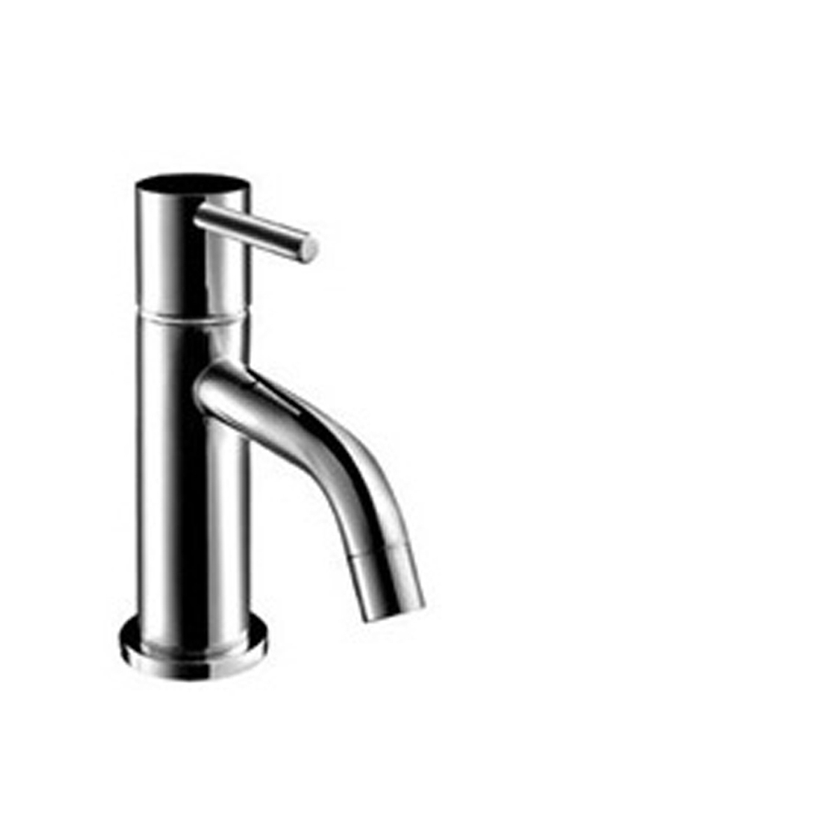 2804F  Смеситель для раковины на 1 отверстие - SMALLвылет 11 см ручка ограничитель потока воды до 5 л/мин при 3 бар подводка с донным клапаном Fantini Rubinetti NOSTROMO