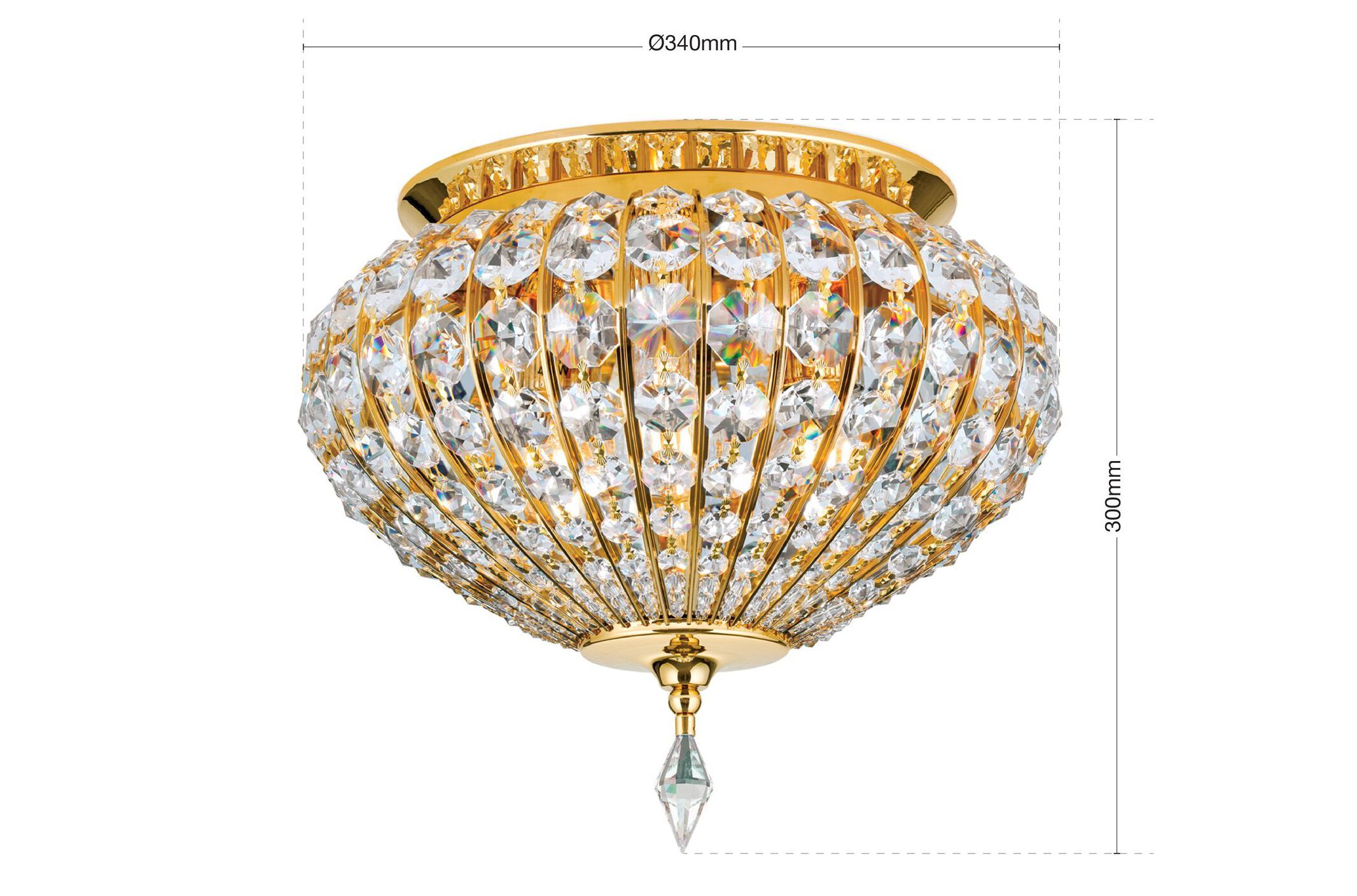 Латунный потолочный светильник Orion Oriental ARCH-00008274 - Вид №3