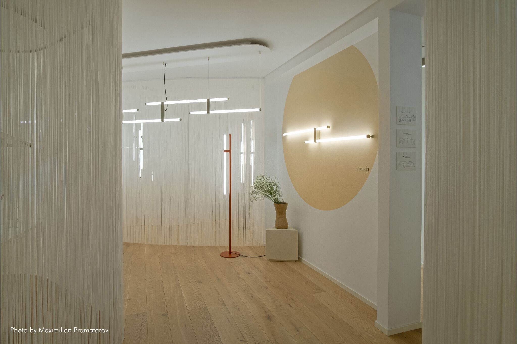 Светодиодный подвесной светильник из боросиликатного стекла AXOLIGHT Paralela ARCH-00049092 - Вид №12