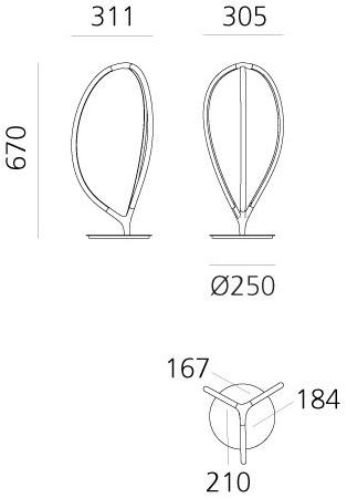 Artemide Настольная лампа из алюминия и силикона Arrival sun-id-1391974 - Вид №7