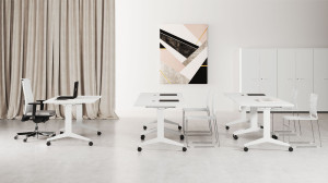 Прямоугольный стол с откидным верхом