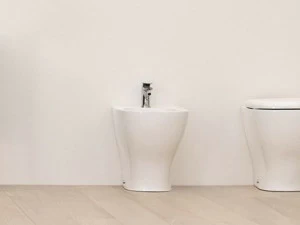 Приставной унитаз напольный Белый ArtCeram TEN Италия