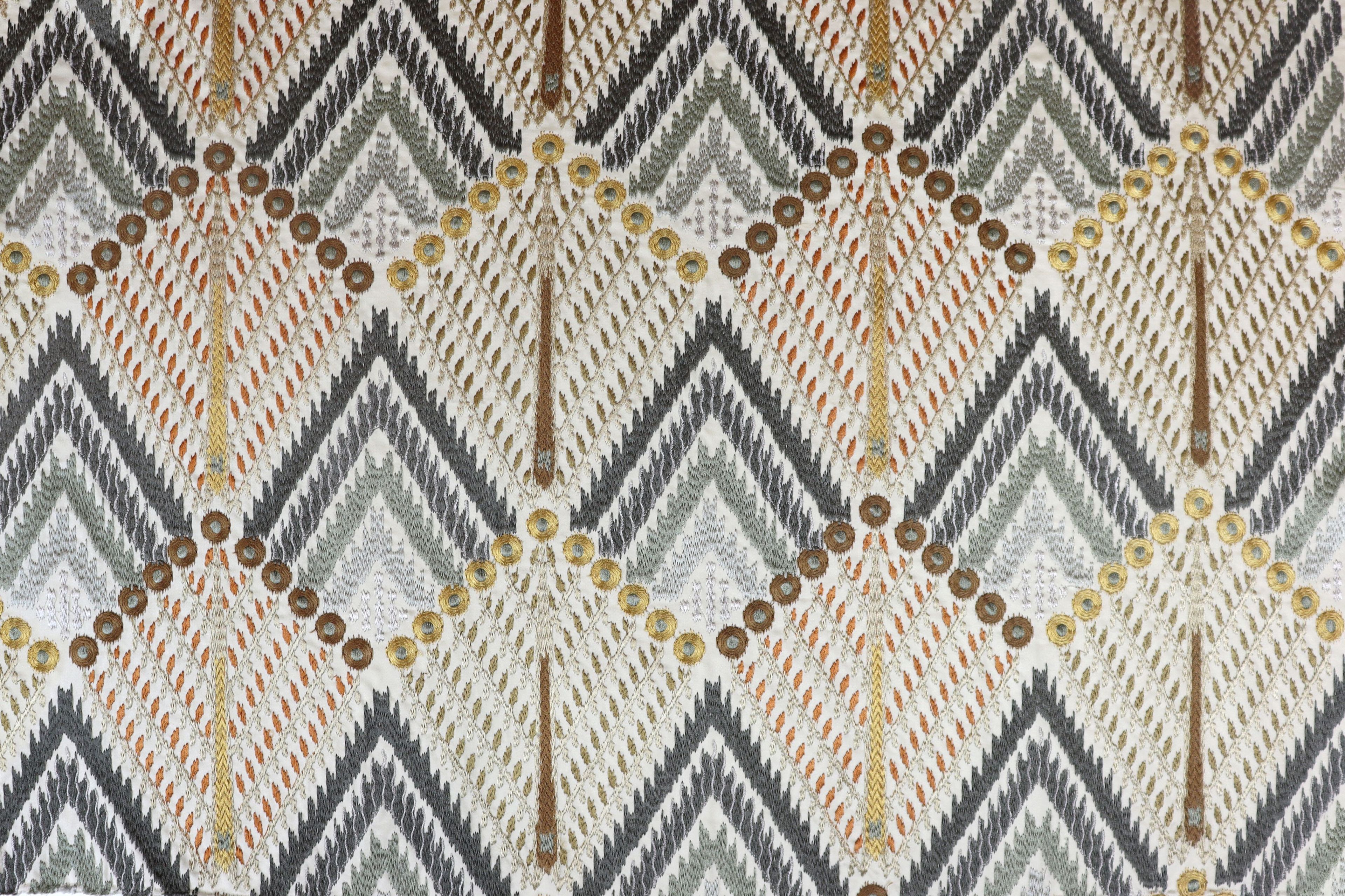 Многоцветная хлопчатобумажная ткань Aldeco Veva ARCH-00023424 - Вид №1