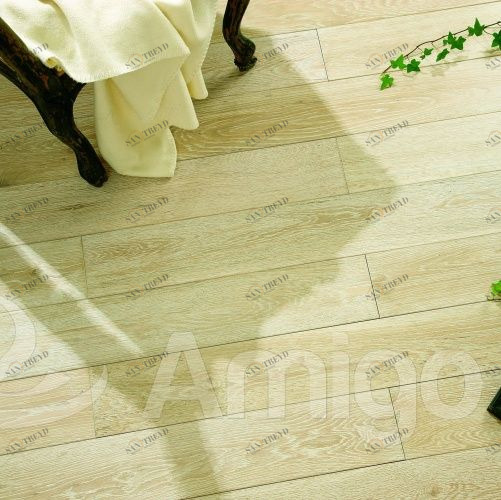 Массивная доска Amigo Classic Мокко Дуб Селект с брашью (Текстурированная) 400-1600х120 мм 3100300033