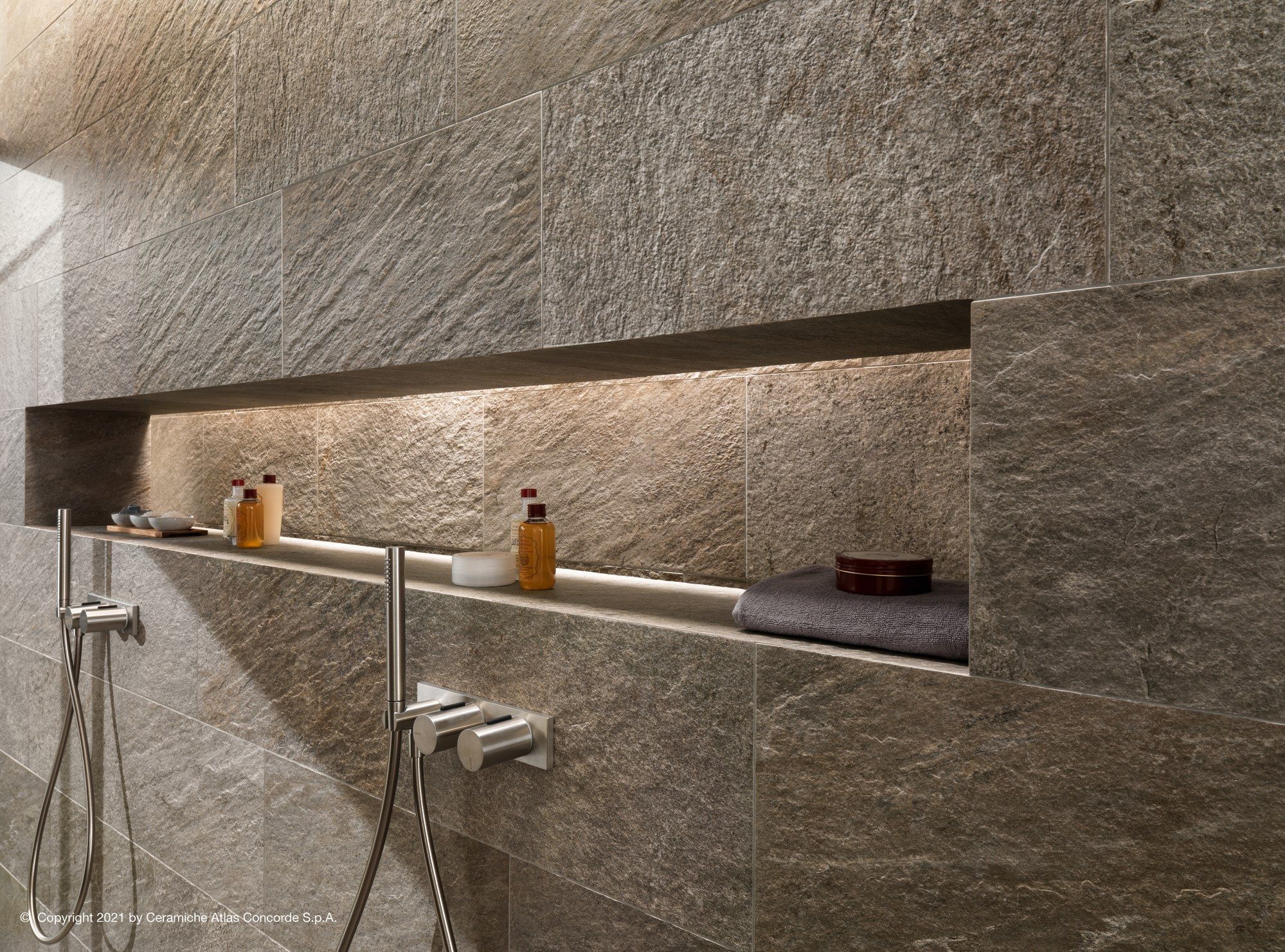 Пол / облицовка керамогранита с эффектом камня Atlas Concorde Norde ARCH-00026085 - Вид №3