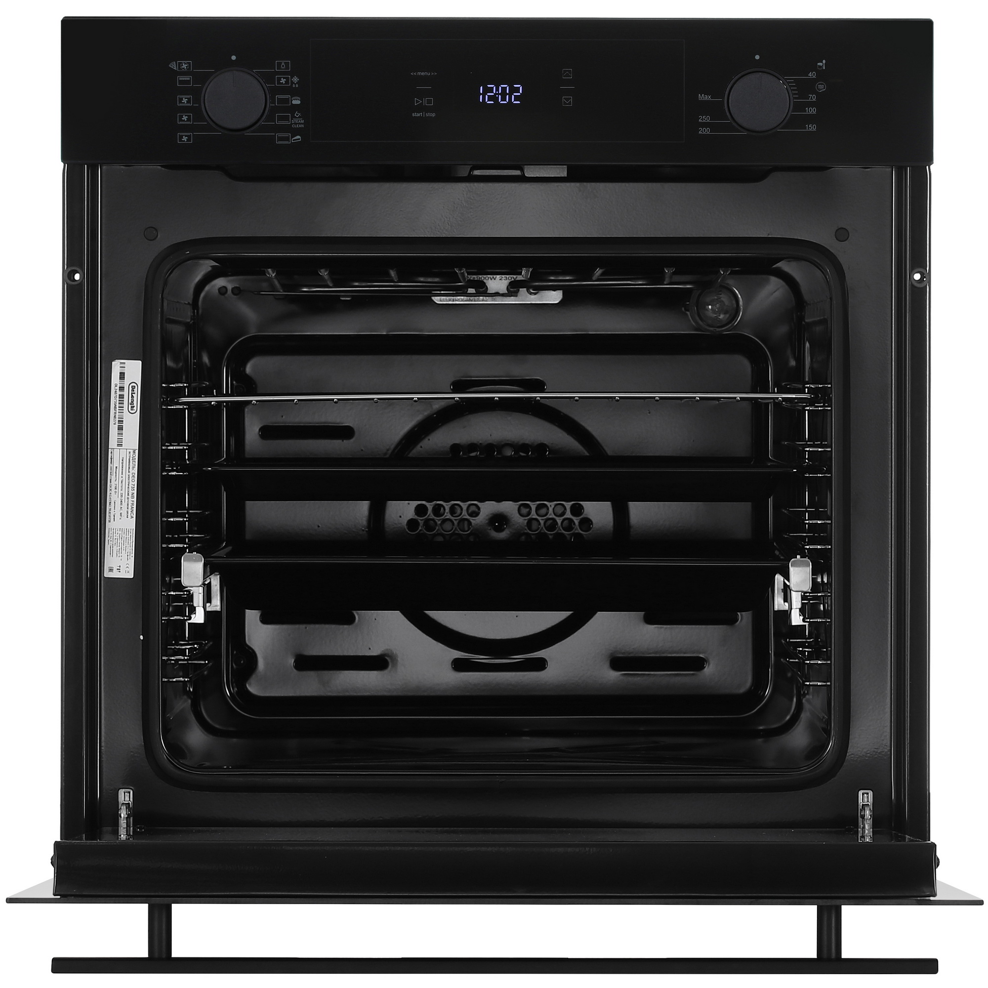 1109362 Электрический духовой шкаф DeLonghi DEO 735 NB FRANCA черный STDN-0151811 - Вид №7