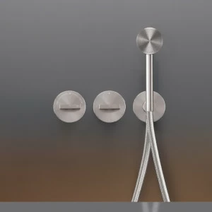 Настенный термостатический смеситель набор для ванной / душем с системой Acqua Stop, 2/3 ходовой переключающий и круглый душ рука Ø 65 мм  BAR69Y CEADESIGN