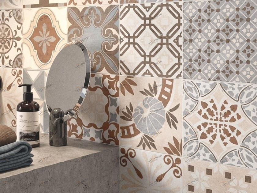 Casalgrande Padana Настенная / напольная плитка из керамогранита с эффектом энкаустики Granitoker sun-id-1473786