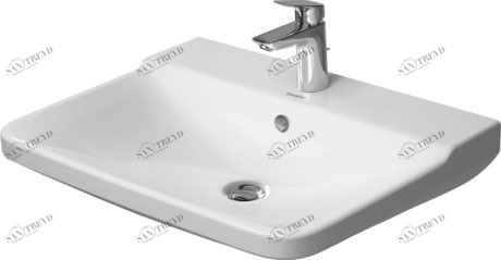 2331650000 Подвесная раковина настенная овальная Duravit P3 Comforts белая