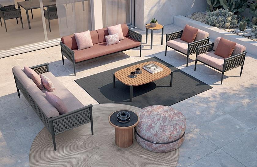 Atmosphera Круглый садовый столик из тика Frisbee Fr.sr - Вид №2