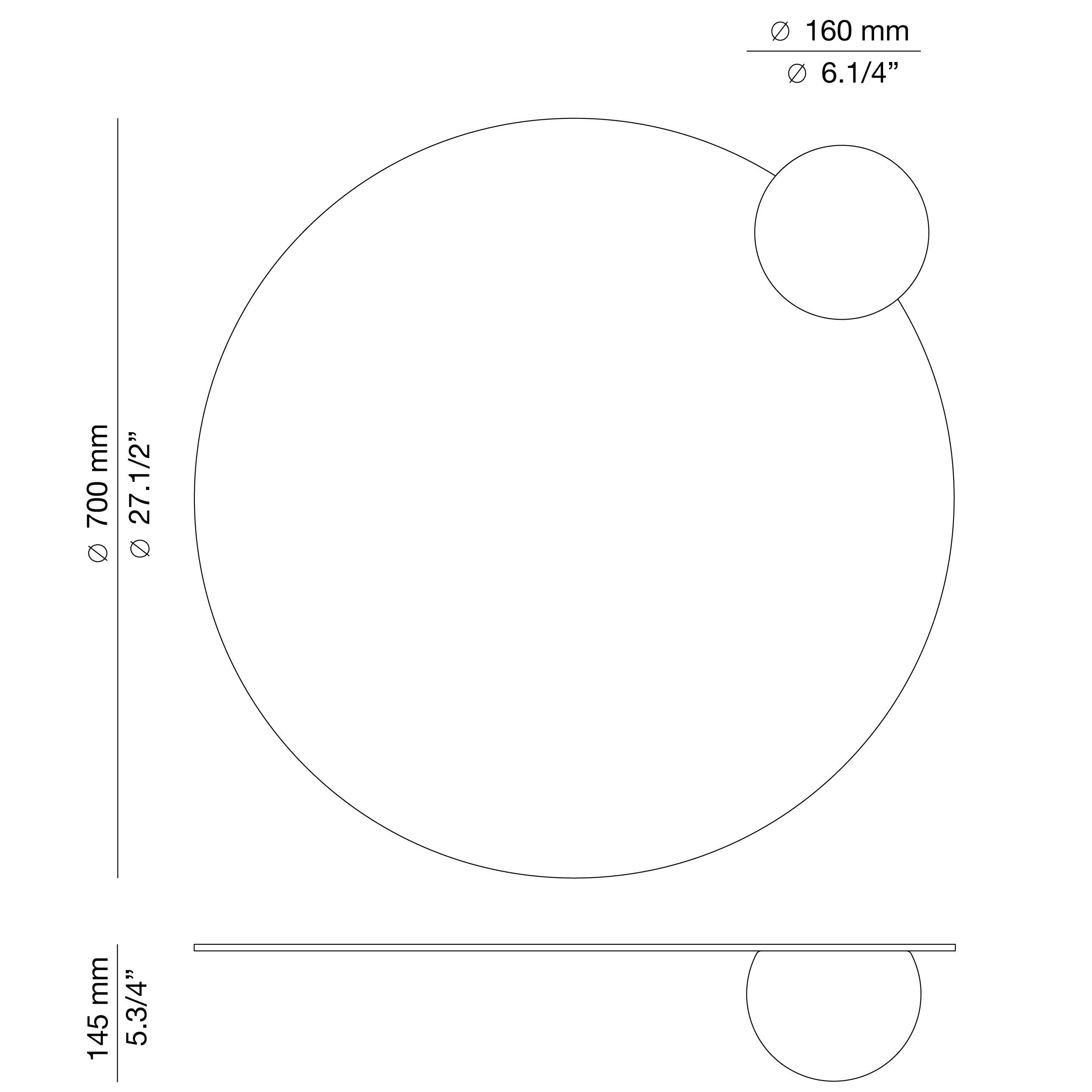 Круглое зеркало со встроенным настенным освещением Estiluz Circ ARCH-00008740 - Вид №5