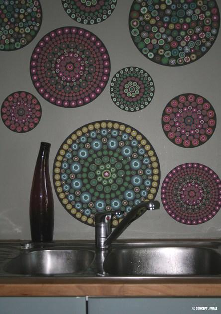 CONCEPTUWALL Клейкое оформление на флизелиновой бумаге Millefiori sun-id-1349943 - Вид №4