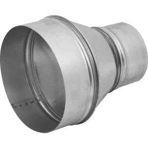 Переходник для круглых воздуховодов Ore D200/125 мм оцинкованный металл