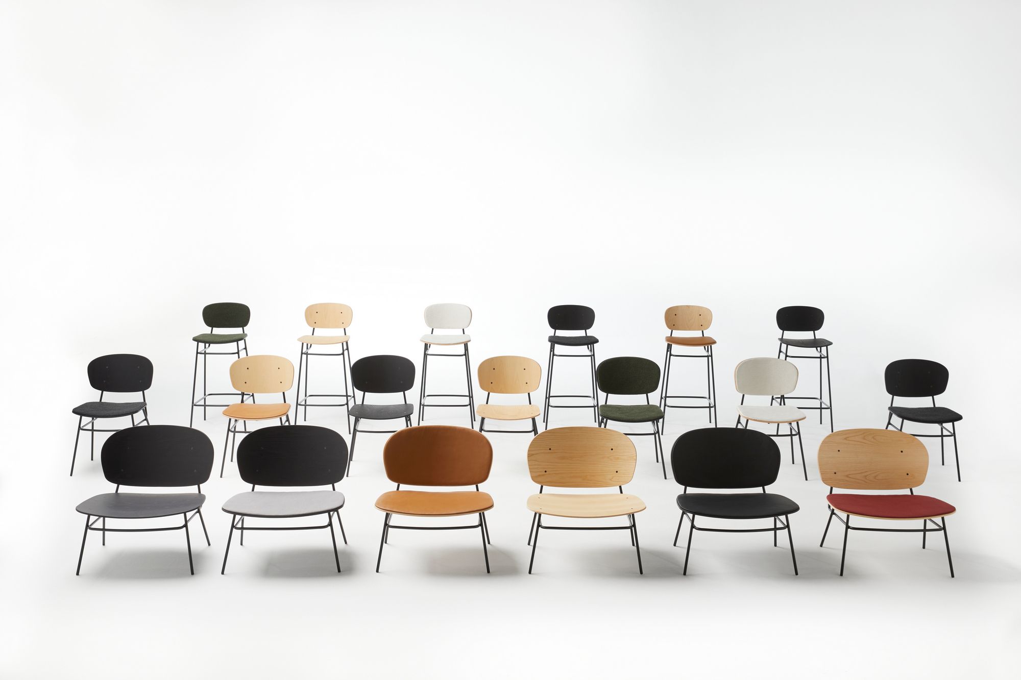 Высокий стул из ясеня со спинкой Blasco&Vila Fosca ARCH-00037835 - Вид №11