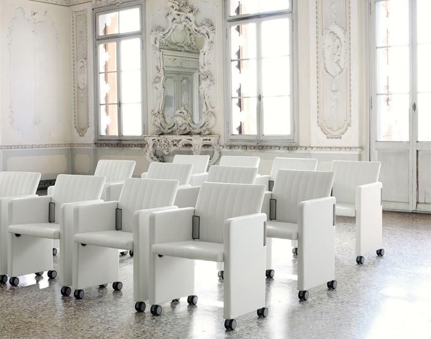 ESTEL GROUP Складное кресло для конференций из кожи sun-id-1405600 - Вид №2