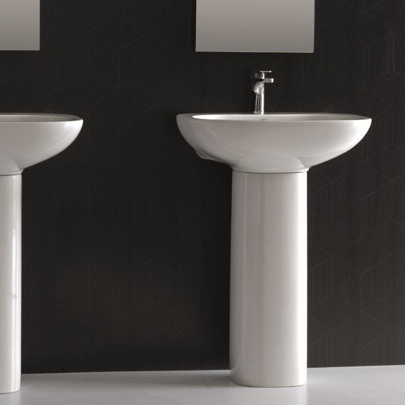 19004 Накладная раковина на столешницу  овальная Ceramica Hidra  - Вид №3