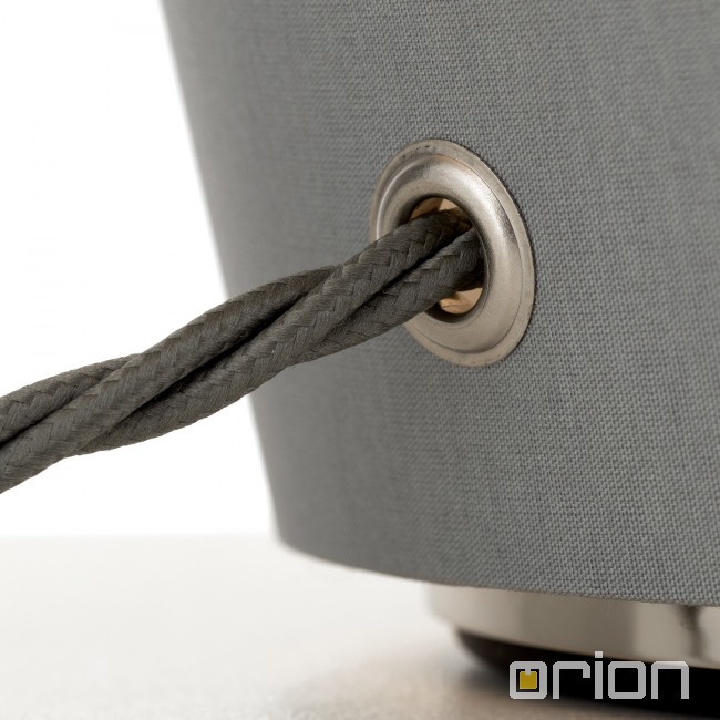 Orion LA 4-1195 серый абажур лампа настольная Twins 117698 - Вид №1