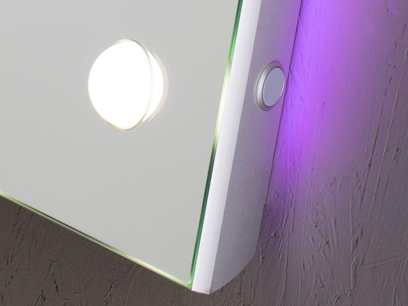 UNICA by Cantoni Настенное зеркало в алюминиевой раме в современном стиле со встроенной подсветкой Mh sun-id-1349040 - Вид №5