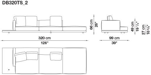 B&B Italia Кожаный диван Dock sun-id-1441060 - Вид №102