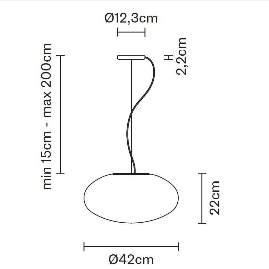 Fabbian F07A09 01 white подвесной светильник Lumi 89071 - Вид №2