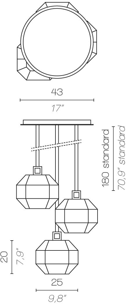 Contardi Подвесной светильник Treasure sun-id-1346553 - Вид №6