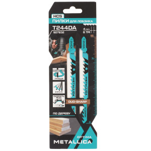 Пилки для лобзика METALLICA Optima T244DA 9194019