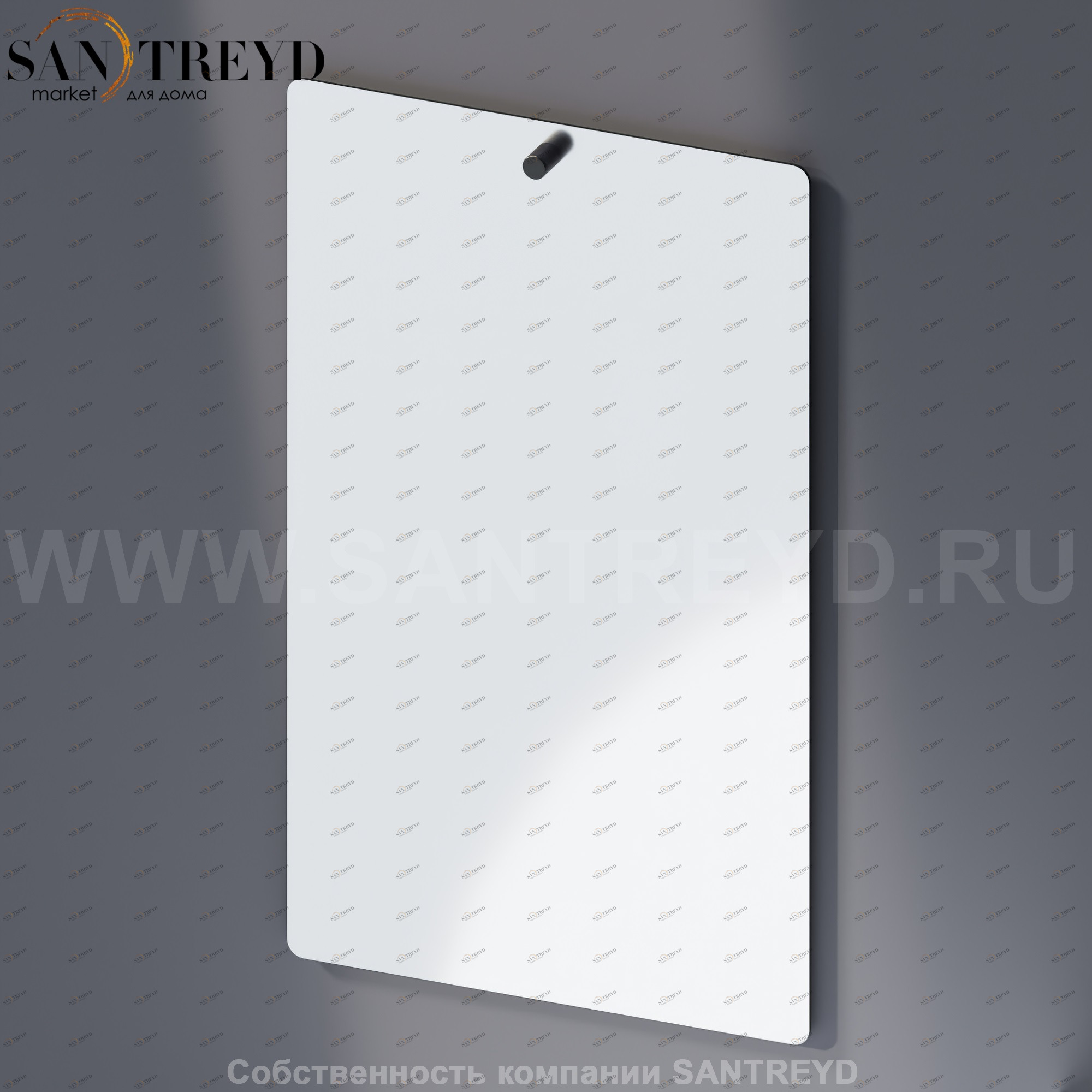 Agape DOT LINE Зеркало с держателем из темного дуба ADTL0472.RW ADTL0472RW