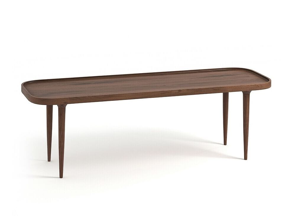 Прямоугольный журнальный столик из грецкого ореха AMPM MAGOSIA ARCH-00061983