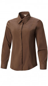 5030123 Рубашка женская  chocolate El-Risto  Корпоративная одежда  размер 54 (4XL)
