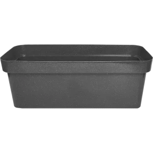 Ящик балконный Эко 40x17x15 см v7 л пластик черный гранит 85337288 STLM-2064831