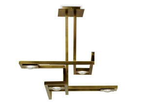 Латунный светодиодный подвесной светильник