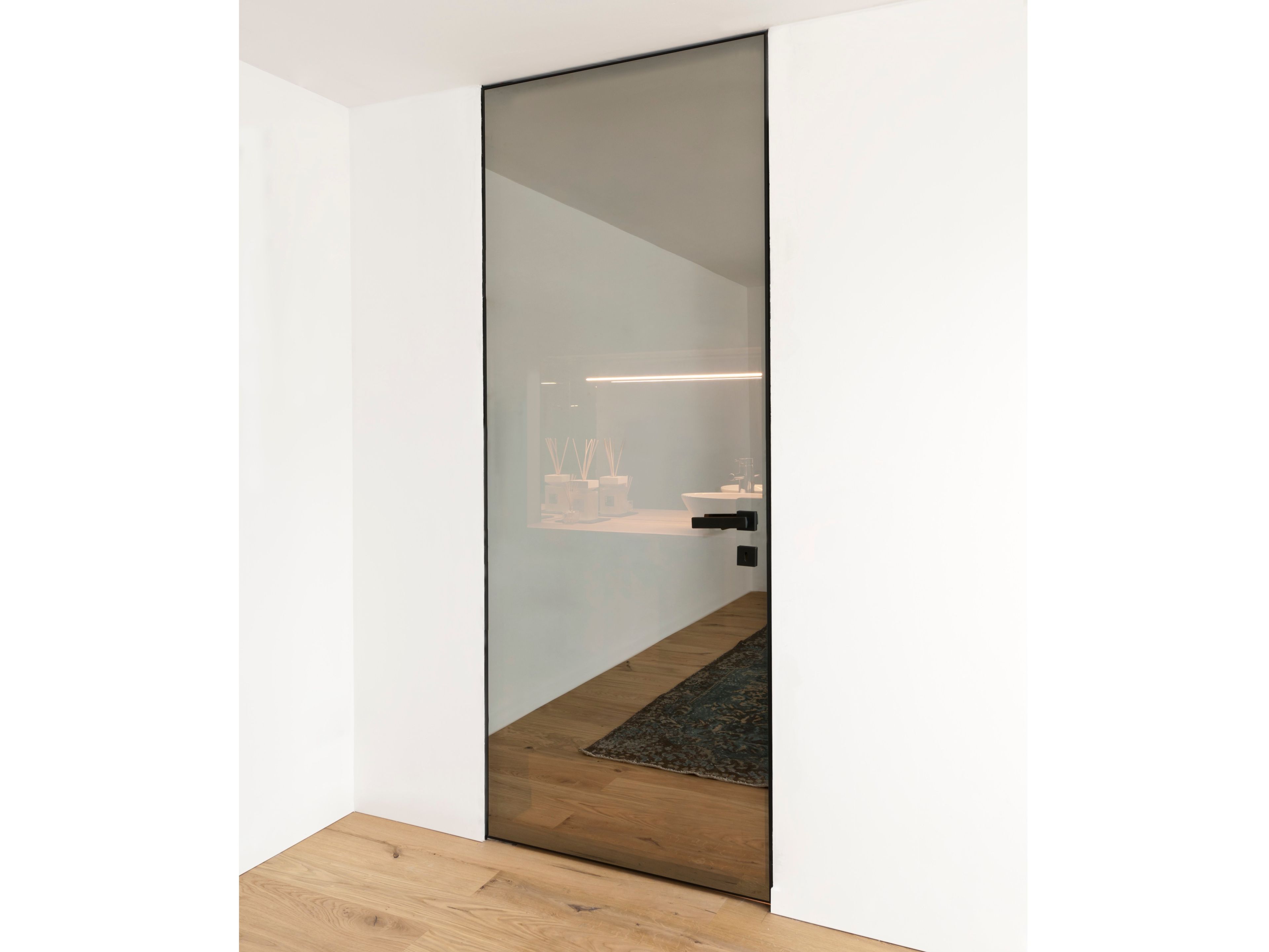 Стеклянная стена заподлицо распашная дверь ALBED ARCH-00029717