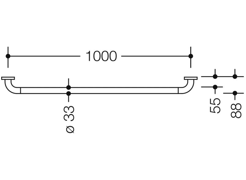 801.36.17050 ручка для захвата HEWI WARM TOUCH  - Вид №1
