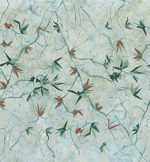 Wall&decò Цветочные обои для ванной Wet system 16 sun-id-1371256 - Вид №2