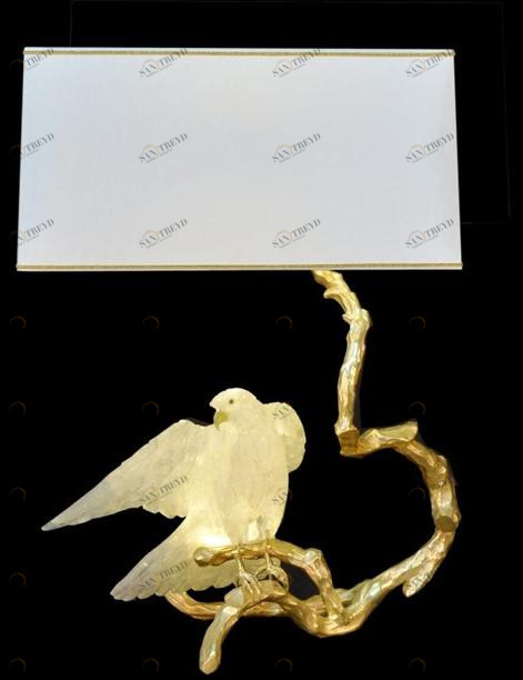 Tisserant Настольная лампа из хрусталя с прямым и отраженным светом  846 