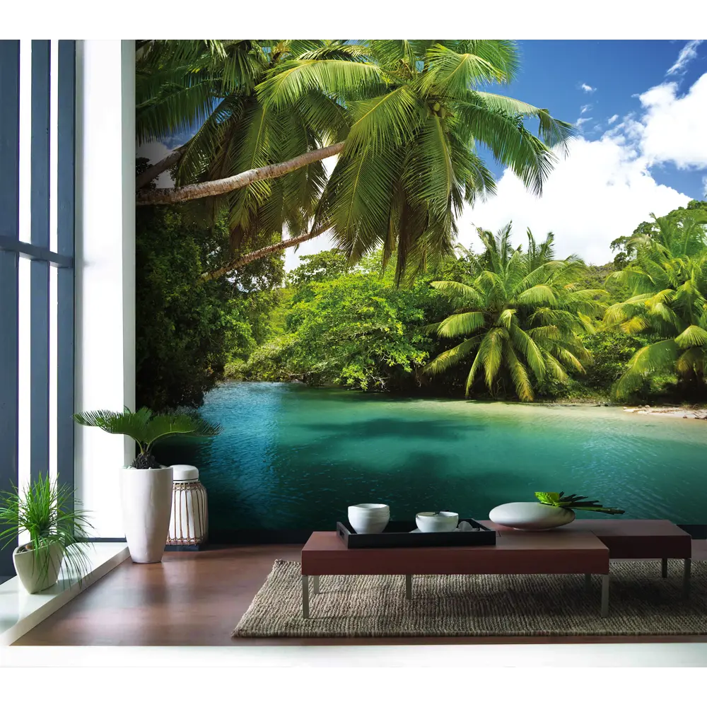 Фотообои 3D Flizart «Тропический остров», флизелиновые, 300x280 см FBRUSH STLM-2038517 - Вид №2