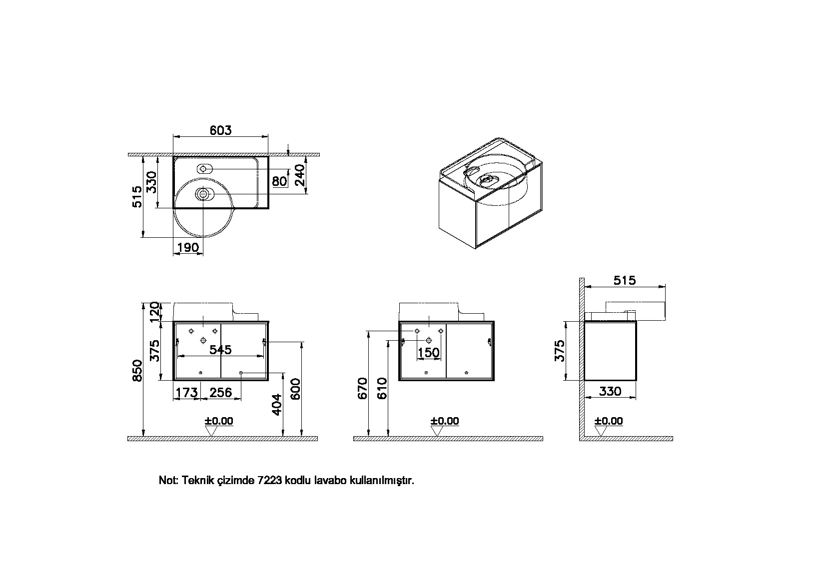 62433 Раковина Vitraglobal Voyage - Вид №1