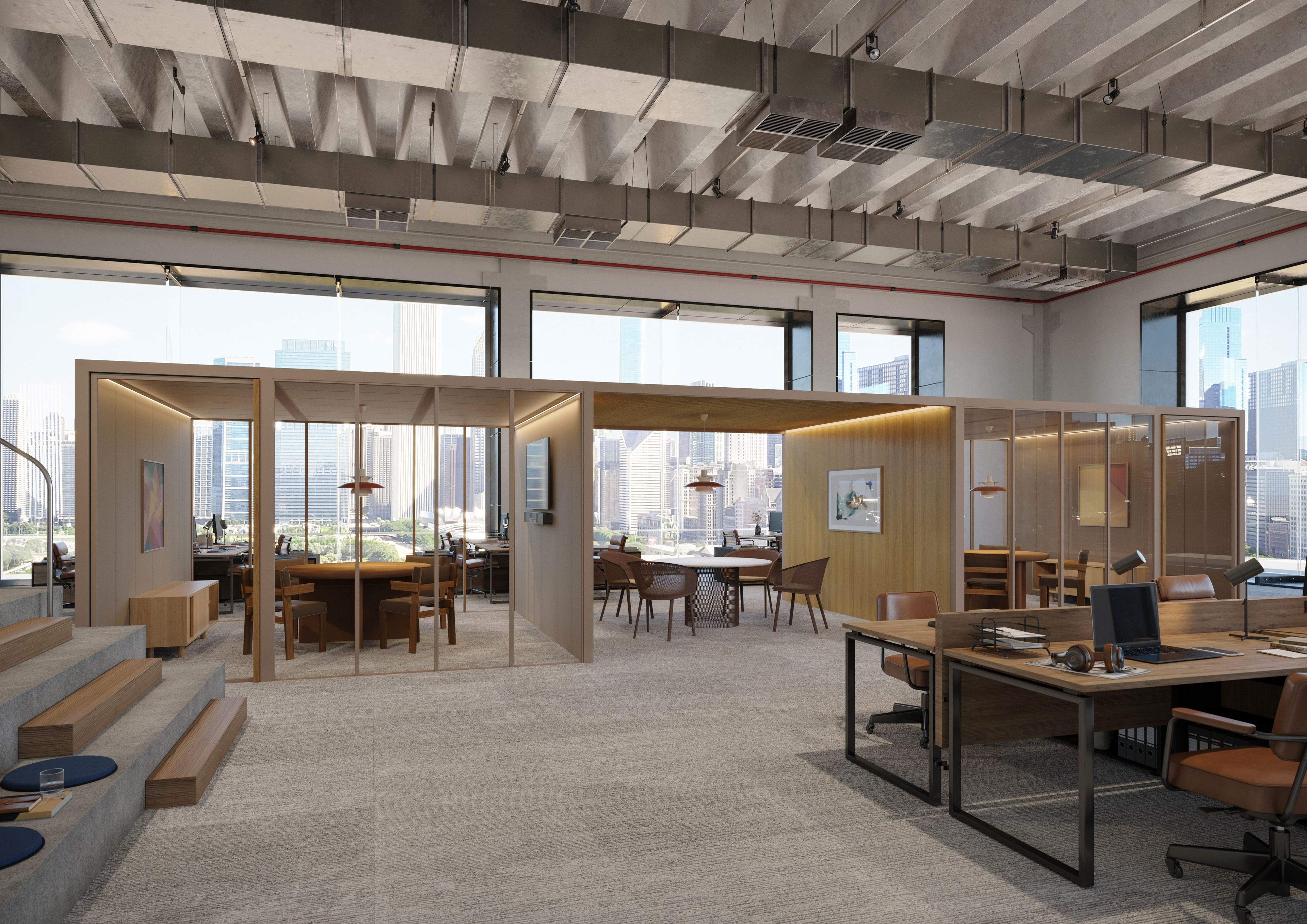 Остров офис Kettal павильон O ARCH-00127799 - Вид №1