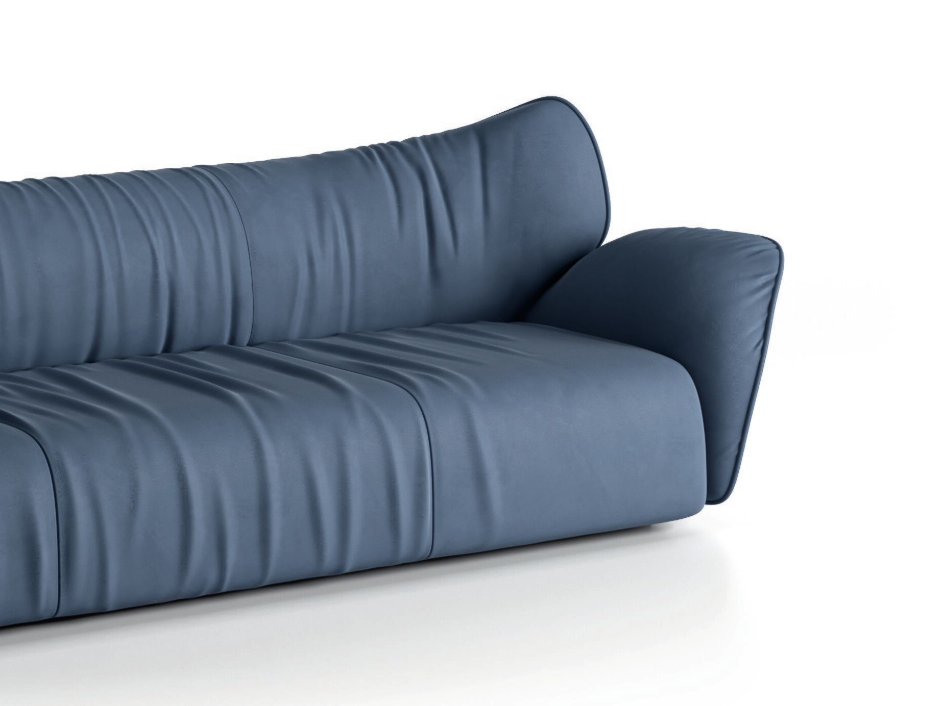 Кожаный диван Natuzzi Italia пышные ARCH-00039419 - Вид №3