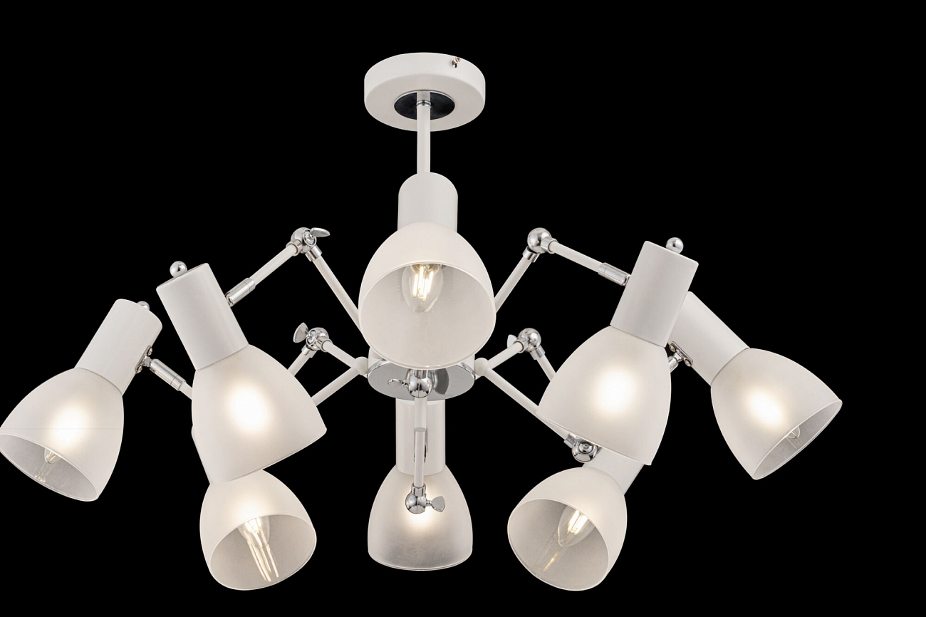 Люстра подвесная белая Avery FR5080PL-08W FREYA MODERN 00-3956397 Белый - Вид №4